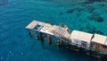 Marine underwater observatory pier ,Eilat, Israel Royalty Free Stock Photo
