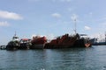 MArine vessels parking in bali, Indonesia