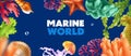 Marine World Realistic Background