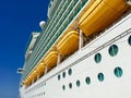 Mariner of the Seas cruise ship in CocoCay, Bahamas Royalty Free Stock Photo