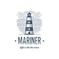 Mariner white emblem