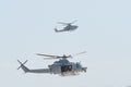 Marines helicopter Bell UH-1Y Venom Super Huey during the Miramar Air Show