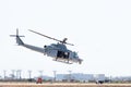 Marines helicopter Bell UH-1Y Venom Super Huey during the Miramar Air Show