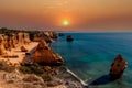 Marinha beach, Algarve, Portugal Royalty Free Stock Photo