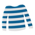 mariniere france clothing strip white blue icon