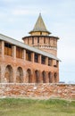Marinkina Tower and the wall of the Kolomna Kremlin