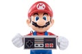 Mario Holding a NES Controller