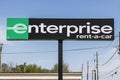 Marion - Circa April 2017: Enterprise Rent-A-Car Local Rental Location. Enterprise is the largest rental car company in the US I