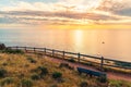 Marion Coastal Walking Trail at sunset Royalty Free Stock Photo