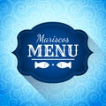 Mariscos Menu - Seafood Menu spanish text