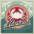 Mariscos - seafood spanish text