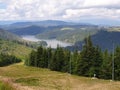 Marisel ski slope and Belis lake in the mountains