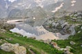 Maritime Alps, Italy. Mountain lake