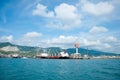 Maritime cargo port in Novorossiysk
