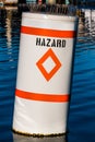 Maritime Diamond Hazard Warning Buoy Royalty Free Stock Photo