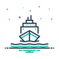 Mix icon for Maritime, marine and nautical