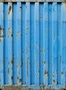 Maritime Industrial Aesthetics: Weathered Blue