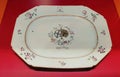 Maritime Museum Chinese Armorial Gilt Canton Enamel Porcelain Guangcai Plate China Ceramic Utensil Floral Deco