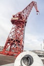 Maritime museum, exterior,big crane, la grua carola, symbolic st