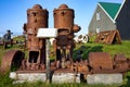 The Maritime Museum in the Fisherman\'s Garde. Helissandur. Snaefellsnes peninsula. Iceland Royalty Free Stock Photo