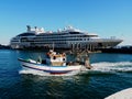 Maritime Scene With Cruise Ship