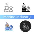 Maritime security icon