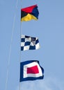Maritime signal flags Royalty Free Stock Photo