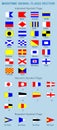 Maritime Signal Flags Royalty Free Stock Photo