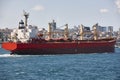 Maritime traffic at the Bosphorus strait in Istanbul. Transportation Turkey