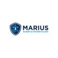 Marius Scientia Potentia logo design template for security