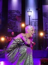 Mariza - after a tremendous live concert Royalty Free Stock Photo