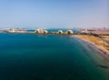 Marjan Island in emirate of Ras al Khaimah aerial view