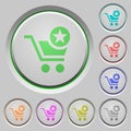 Mark cart item push buttons