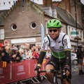 Mark Cavendish at the start of stare 3 of the Tour of Britain 2019