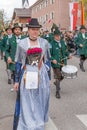 Mark Eden provider in GebirgsschÃÂ¼tzen company Schliersee in the bodice