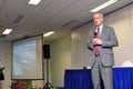 Mark Jenks, Vice President of Boeing 787 development program speaking at press conference at Singapore Airshow 2012