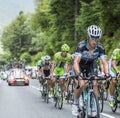 Mark Renshaw on Col du Tourmalet - Tour de France 2014 Royalty Free Stock Photo