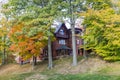 Mark Twain house in Hartford, Connecticut. The former home of Mark Twain serves as museum nowadays Royalty Free Stock Photo