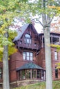 Mark Twain house in Hartford, Connecticut. The former home of Mark Twain serves as museum nowadays Royalty Free Stock Photo