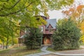 Mark Twain house in Hartford, Connecticut. The former home of Mark Twain serves as museum nowadays Royalty Free Stock Photo