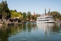 Mark Twain Riverboat at Disneyland, California Royalty Free Stock Photo