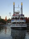 Mark twain steamboat Royalty Free Stock Photo