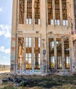 Marked by Youth: Old Power House Ruins Royalty Free Stock Photo