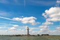 Marken lighthouse Dutch blue sky Royalty Free Stock Photo
