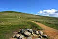 Marker cairn on Sticks Pass