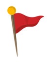 marker flag flat icon