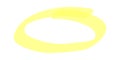 Marker highlighter elements. Hand drawn shape line Royalty Free Stock Photo