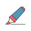 Marker Pen related vector icon Royalty Free Stock Photo