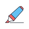Marker Pen related vector icon Royalty Free Stock Photo