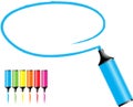 Marker pens Royalty Free Stock Photo